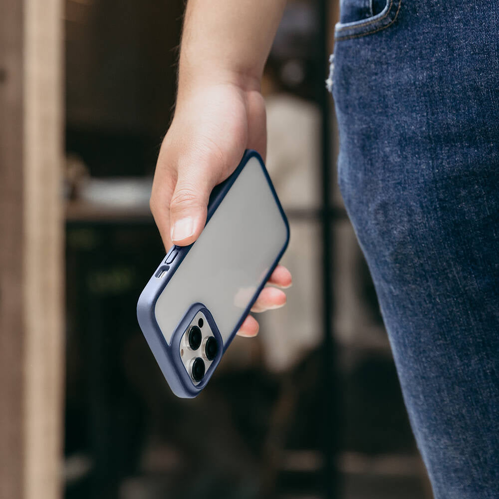 Apple iPhone 14 Kılıf Ultra İnce Şok Önleyicili Lisanslı Switcheasy Aero Plus Kapak Sierra Mavi