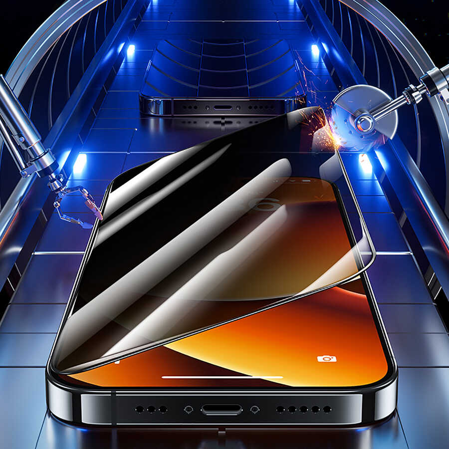 Apple iPhone 14 Plus Benks V Pro Plus Privacy Hayalet Ekran Koruyucu Siyah