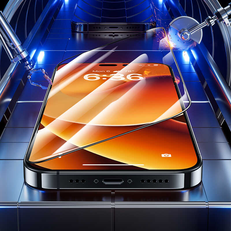 Apple iPhone 14 Plus Benks V Pro Plus Şeffaf Ekran Koruyucu Siyah