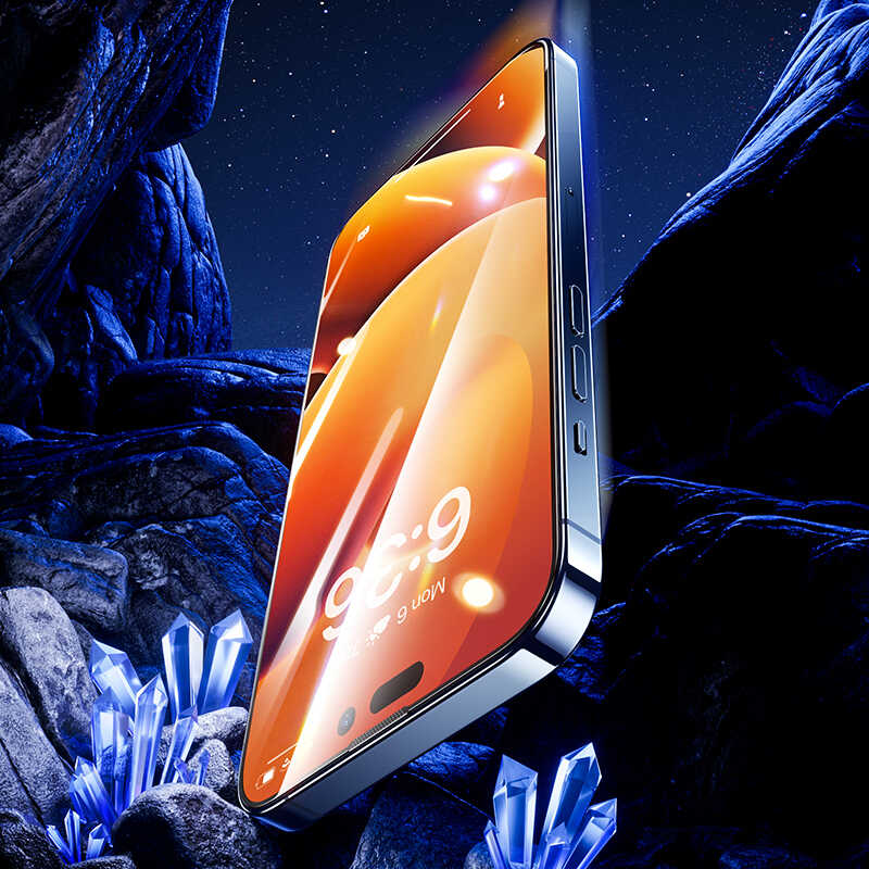 Apple iPhone 14 Plus Benks V Pro Plus Şeffaf Ekran Koruyucu Siyah