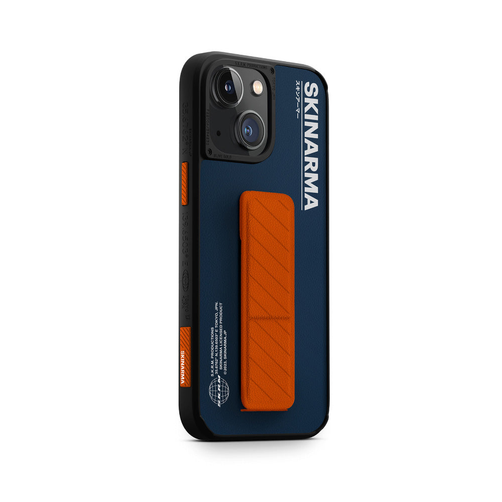 Apple iPhone 14 Plus Kılıf SkinArma Standlı Deri Görünümlü Gyo Kapak Olive