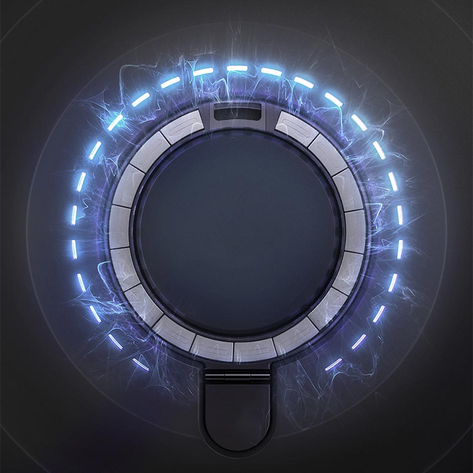 Apple iPhone 14 Plus Kılıf Wiwu ZMM-010 Magsafe Şarj Özellikli Parmak İzi Bırakmayan Mat Transparan Standlı Kapak Siyah