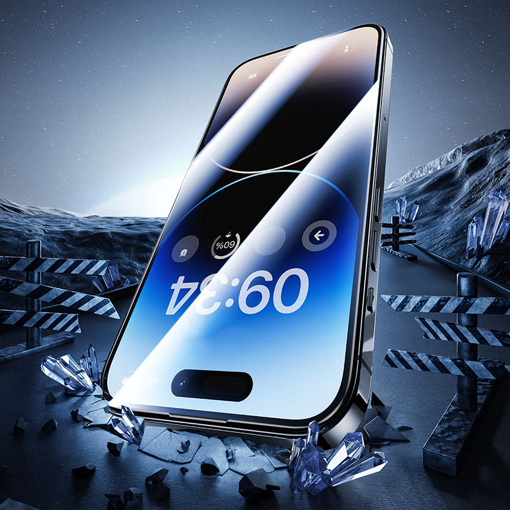 Apple iPhone 14 Pro Benks V Pro Safir Coating Ekran Koruyucu + Kolay Uygulama Aparatlı Siyah
