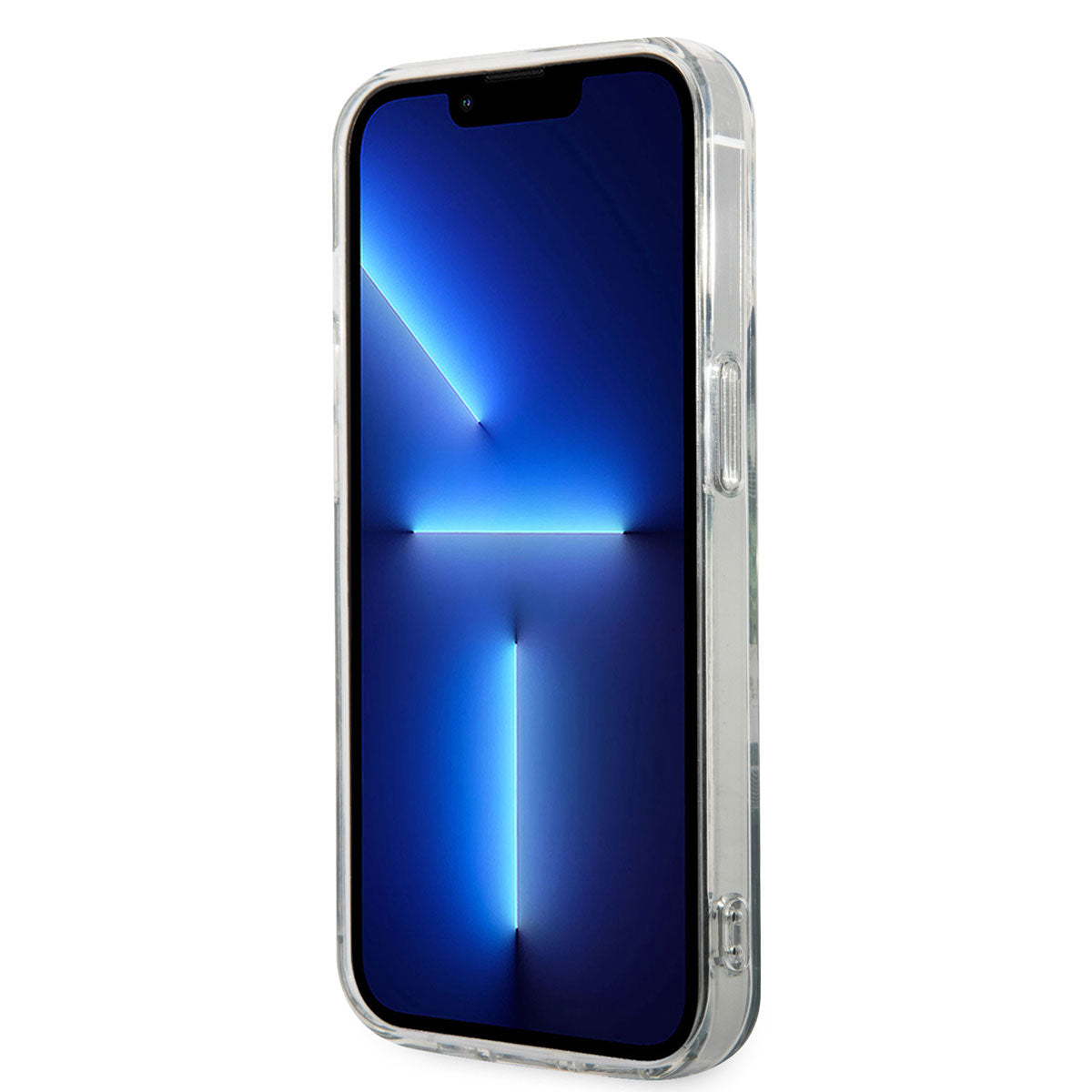 Apple iPhone 14 Pro Kılıf GUESS Magsafe Şarj Özellikli Yaprak Desenli Magsafe Şarj Kablolu Kapak Pembe