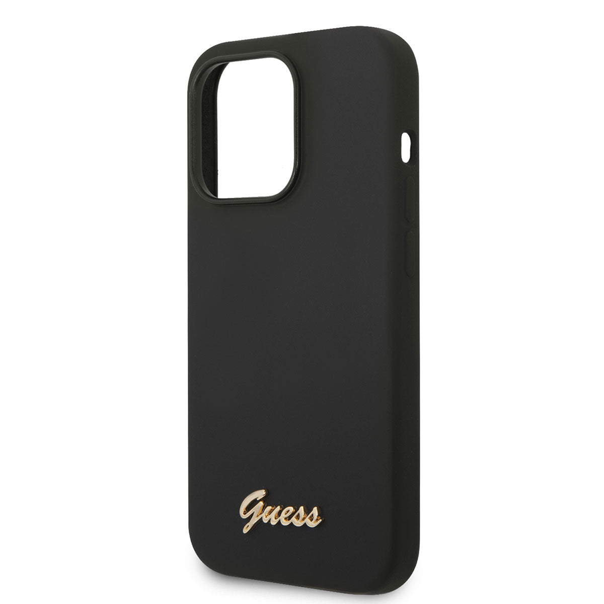 Apple iPhone 14 Pro Kılıf GUESS Silikon Kapak Siyah