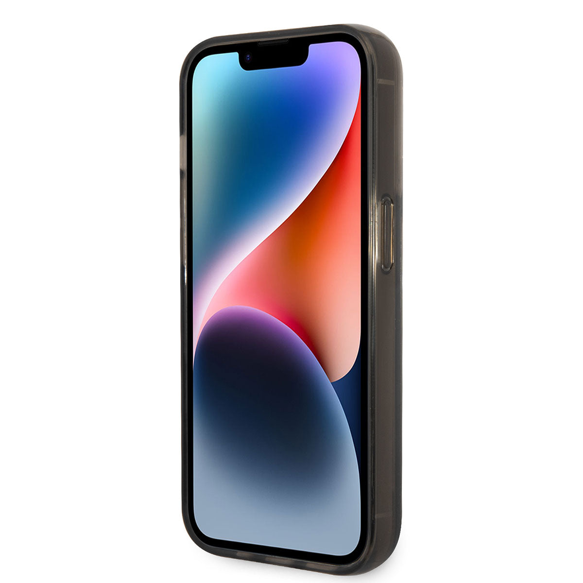 Apple iPhone 14 Pro Kılıf Karl Lagerfeld Sıvılı Simli RSG Dizayn Kapak Siyah