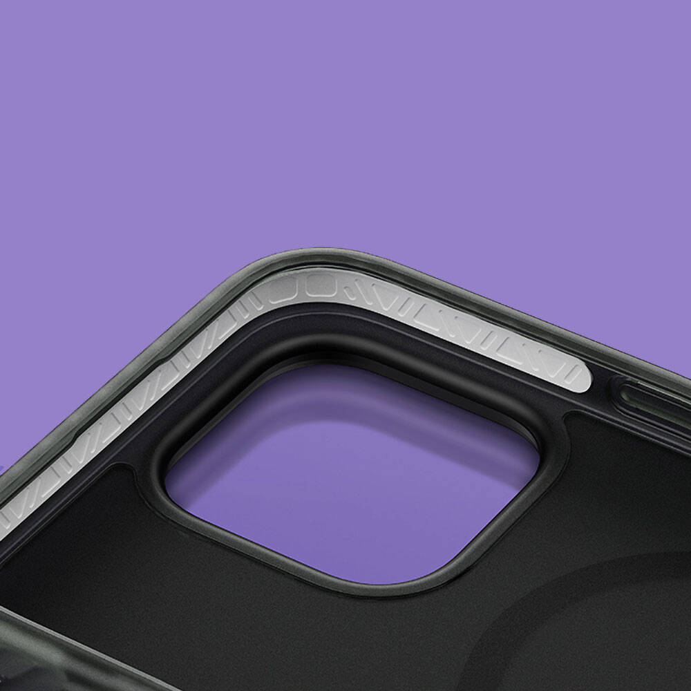 Apple iPhone 14 Pro Kılıf Magsafe Şarj Özellikli Mat Arka Yüzey Benks Drop Resistance Kapak Mavi