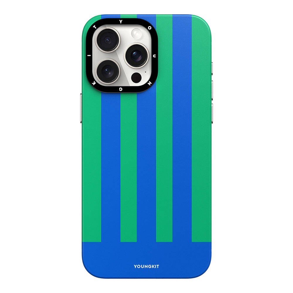 Apple iPhone 14 Pro Kılıf Magsafe Şarj Özellikli Youngkit Striped Piano Keys Serisi Kapak Pembe