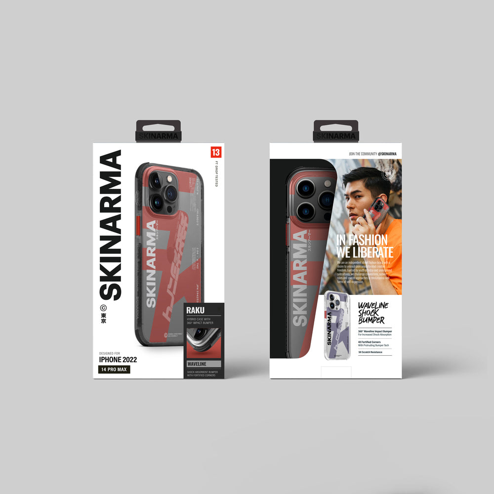 Apple iPhone 14 Pro Kılıf SkinArma Şeffaf Airbag Tasarımlı Raku Kapak Mor