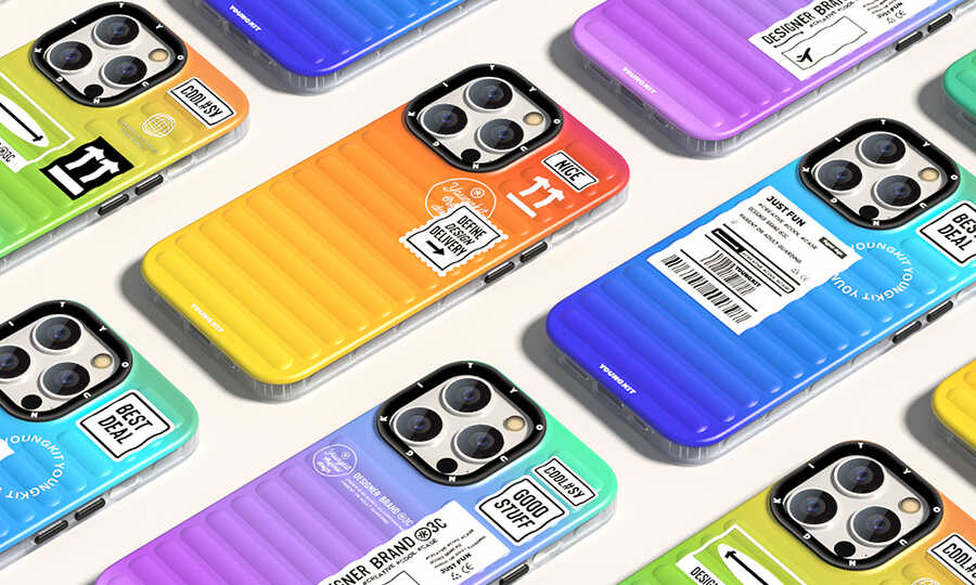 Apple iPhone 14 Pro Kılıf YoungKit The Secret Color Serisi Kapak Yeşil