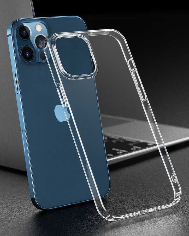 Apple iPhone 14 Pro Kılıf Zore Droga Kapak Renksiz