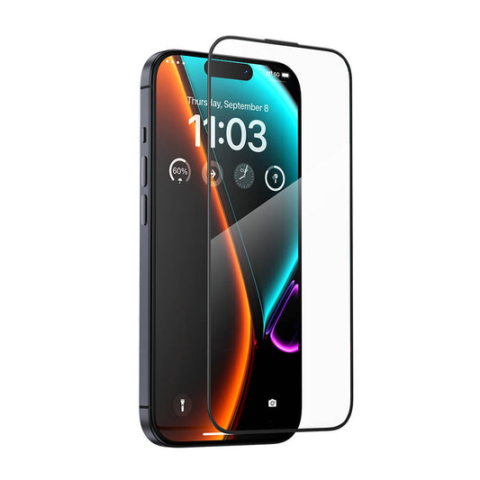 Apple iPhone 14 Pro Max Benks Glass Warrior HD Cam Ekran Koruyucu + Kolay Uygulama Aparatlı Siyah