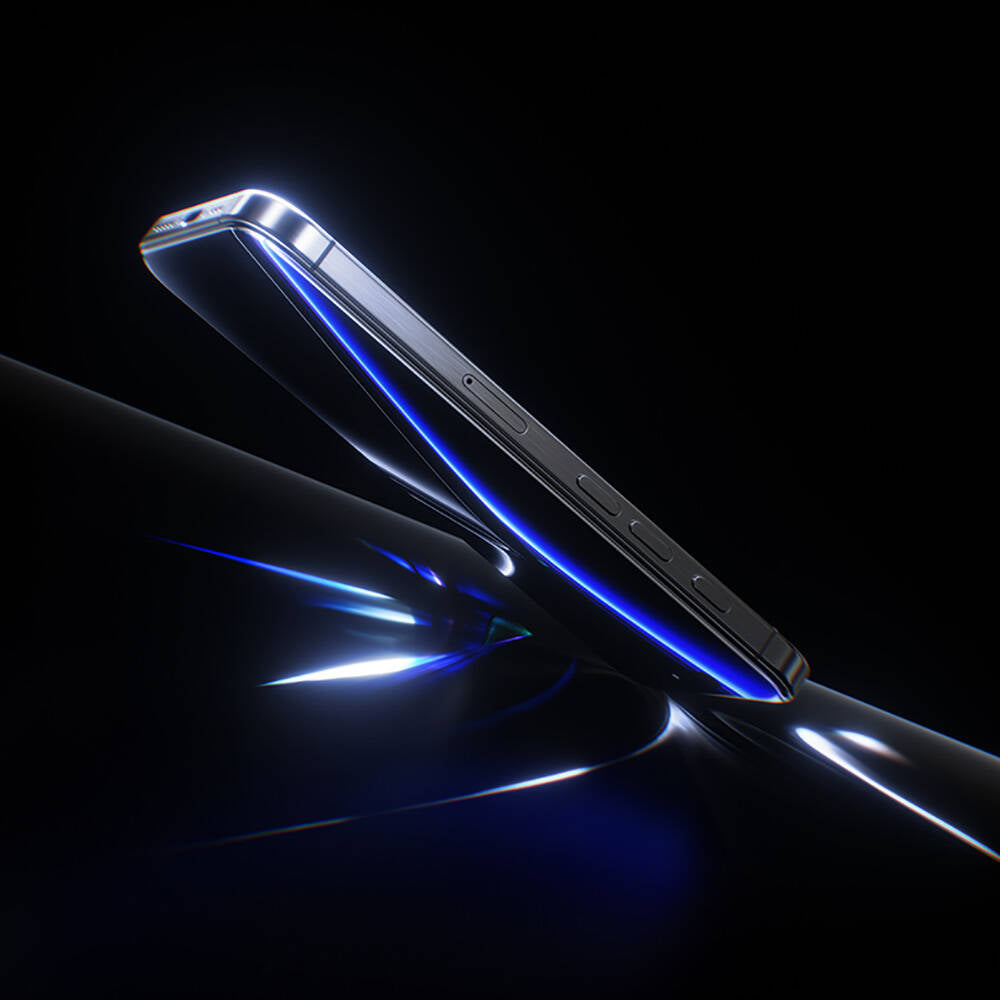 Apple iPhone 14 Pro Max Benks Glass Warrior Privacy HD Cam Ekran Koruyucu + Kolay Uygulama Aparatlı Siyah