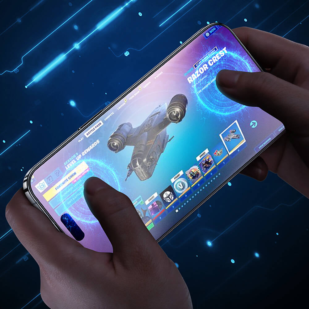 Apple iPhone 14 Pro Max Benks JoyTouch Mat Oyun Ekran Koruyucu + Kolay Uygulama Aparatı Siyah