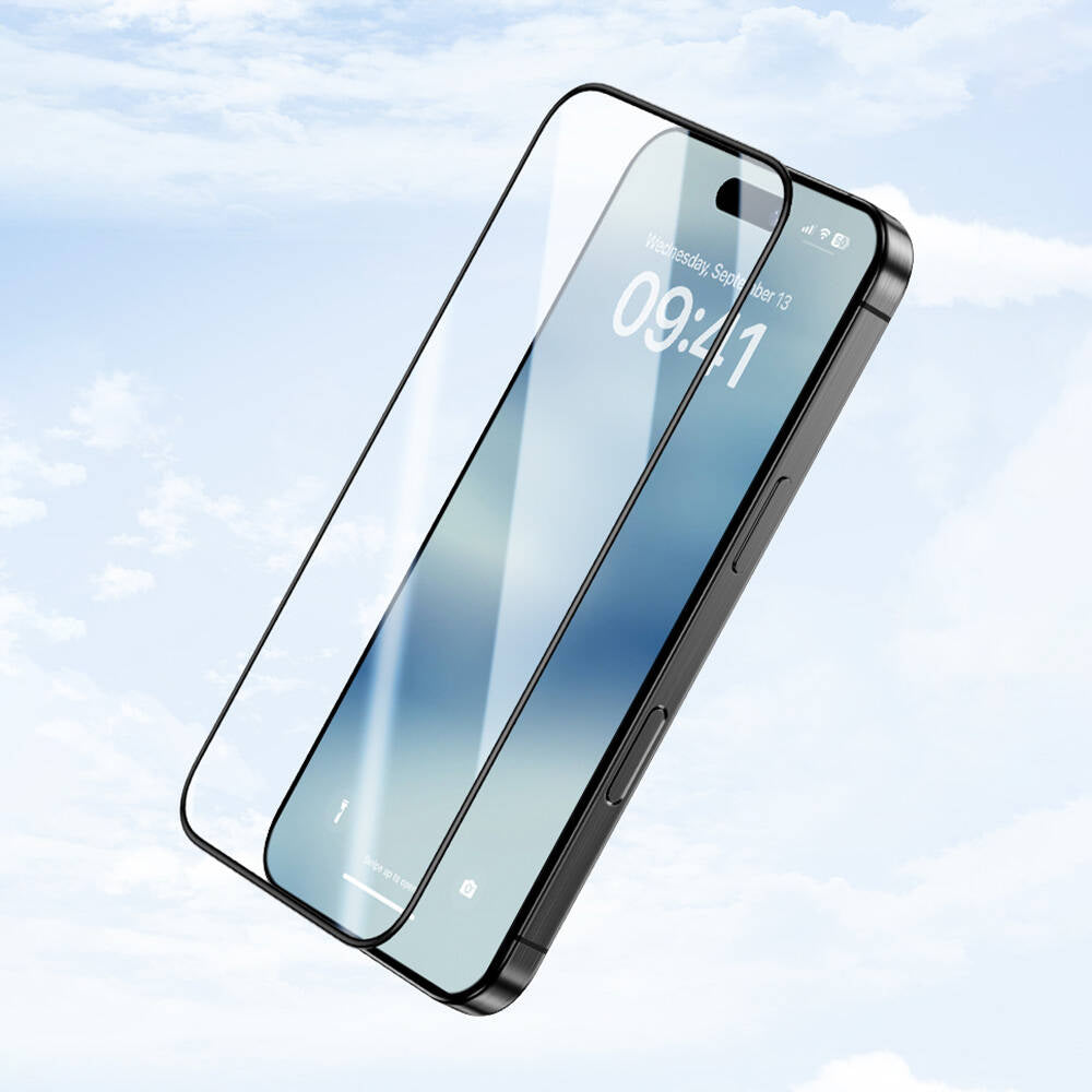 Apple iPhone 14 Pro Max Benks Ultra Shield 0.4mm Ekran Koruyucu + Kolay Uygulama Aparatlı Siyah