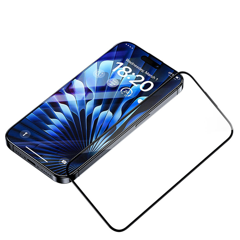 Apple iPhone 14 Pro Max Benks V Pro Safir Shield Ekran Koruyucu + Kolay Uygulama Aparatlı Siyah