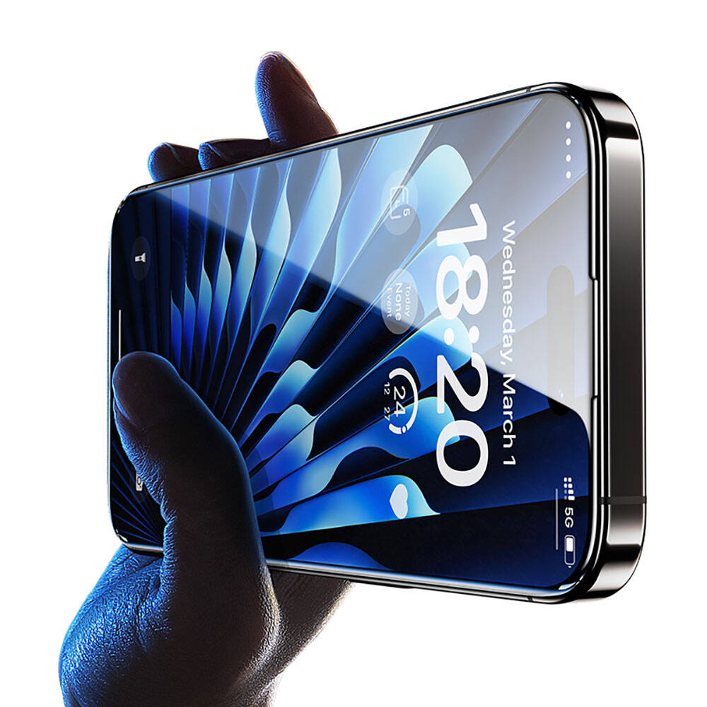 Apple iPhone 14 Pro Max Benks V Pro Safir Shield Ekran Koruyucu + Kolay Uygulama Aparatlı Siyah