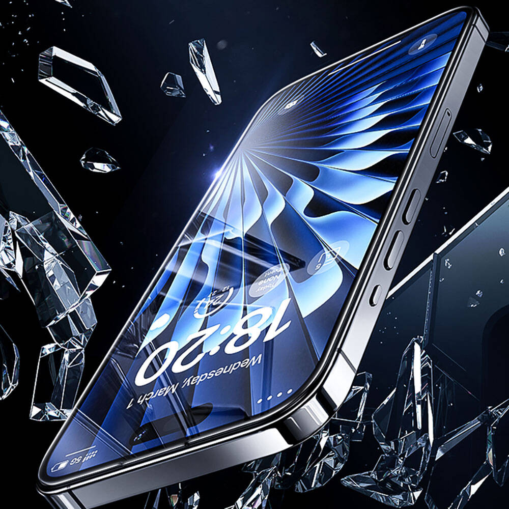 Apple iPhone 14 Pro Max Benks V Pro Safir Shield Ekran Koruyucu + Kolay Uygulama Aparatlı Siyah