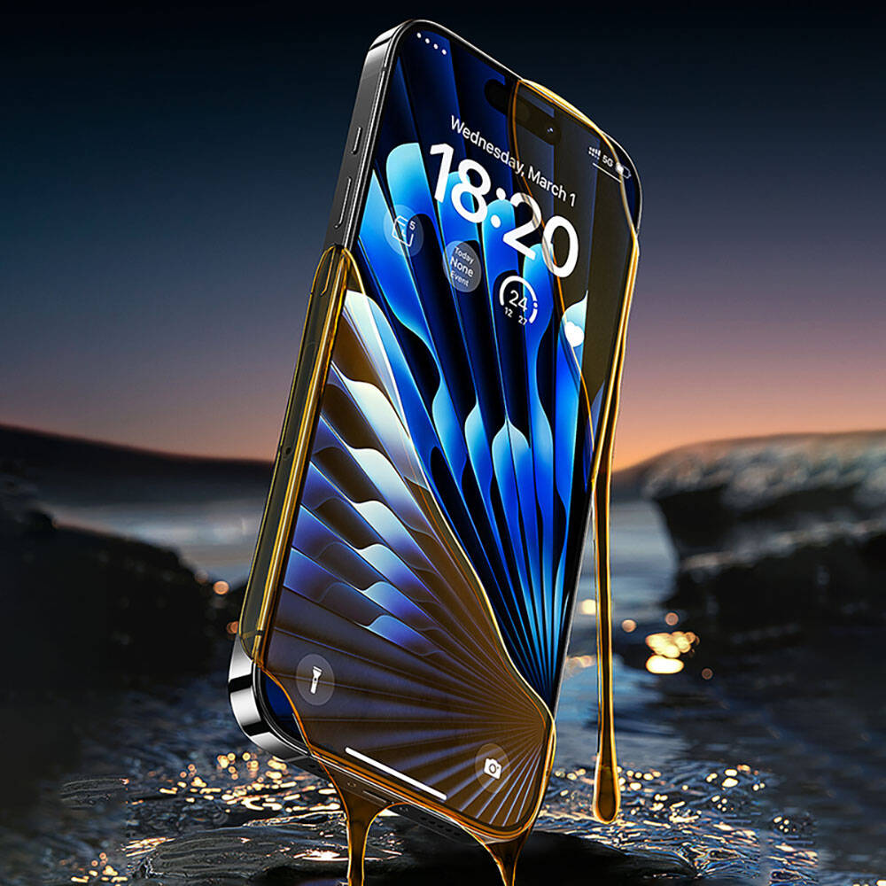 Apple iPhone 14 Pro Max Benks V Pro Safir Shield Ekran Koruyucu + Kolay Uygulama Aparatlı Siyah