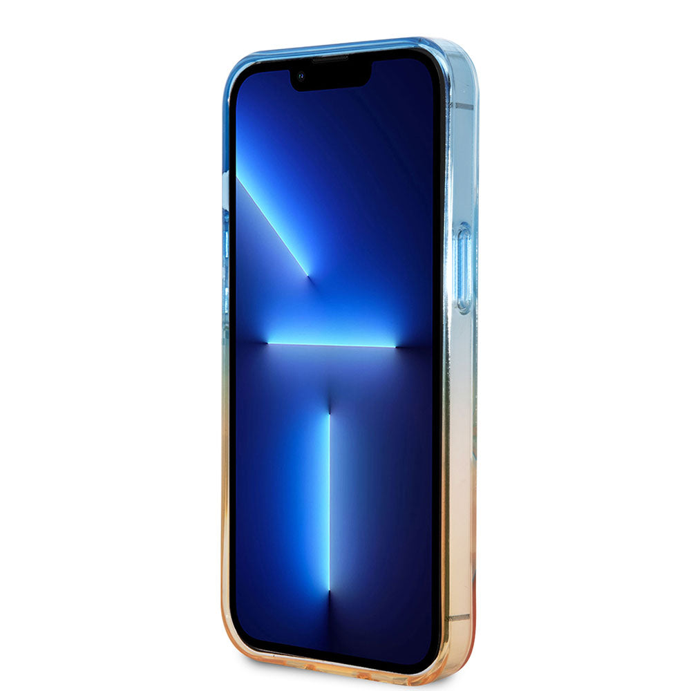 Apple iPhone 14 Pro Max Case U.S. Polo Assn. Color Leaf Printed Design Cover Turuncu