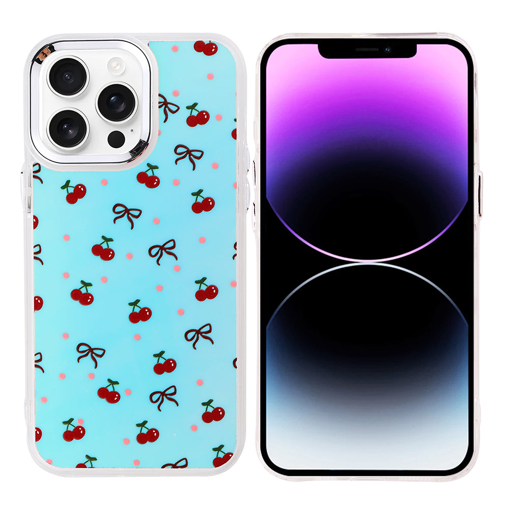 Apple iPhone 14 Pro Max Kılıf Airbag Tasarımlı Zore Hadra Kapak Kiraz