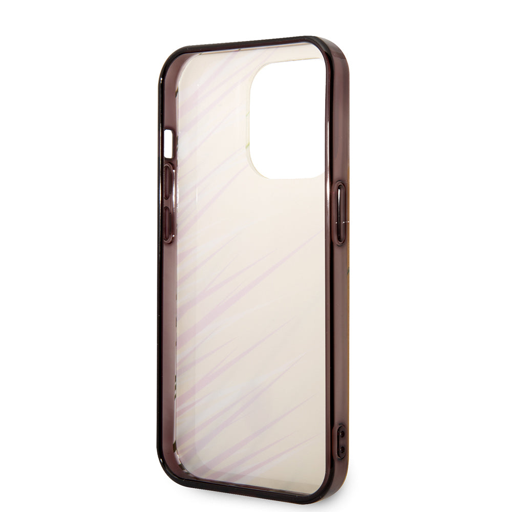 Apple iPhone 14 Pro Max Kılıf Ferrari Orjinal Lisanslı Baskı Logolu Çimen Desenli Kapak Kırmızı