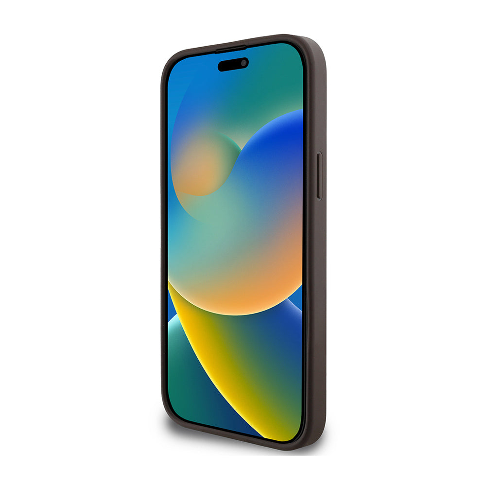 Apple iPhone 14 Pro Max Kılıf Guess Orjinal Lisanslı Magsafe Şarj Özellikli 4G Desen Yazı Logolu Kapak Pembe