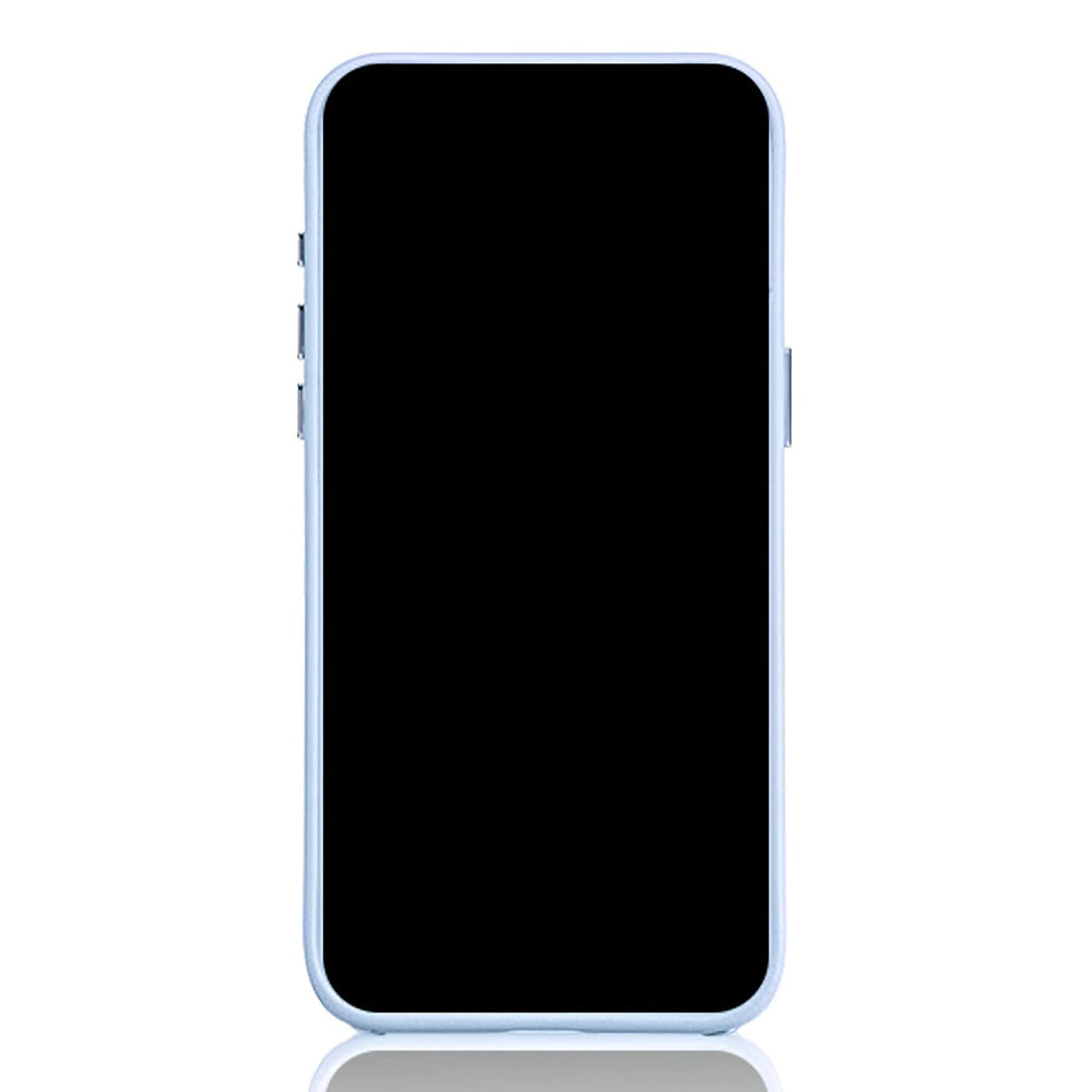 Apple iPhone 14 Pro Max Kılıf M-safe Şarj Özellikli Standlı Suni Deri Tasarımlı Pynana Dancing Circle Serisi Kapak Mavi