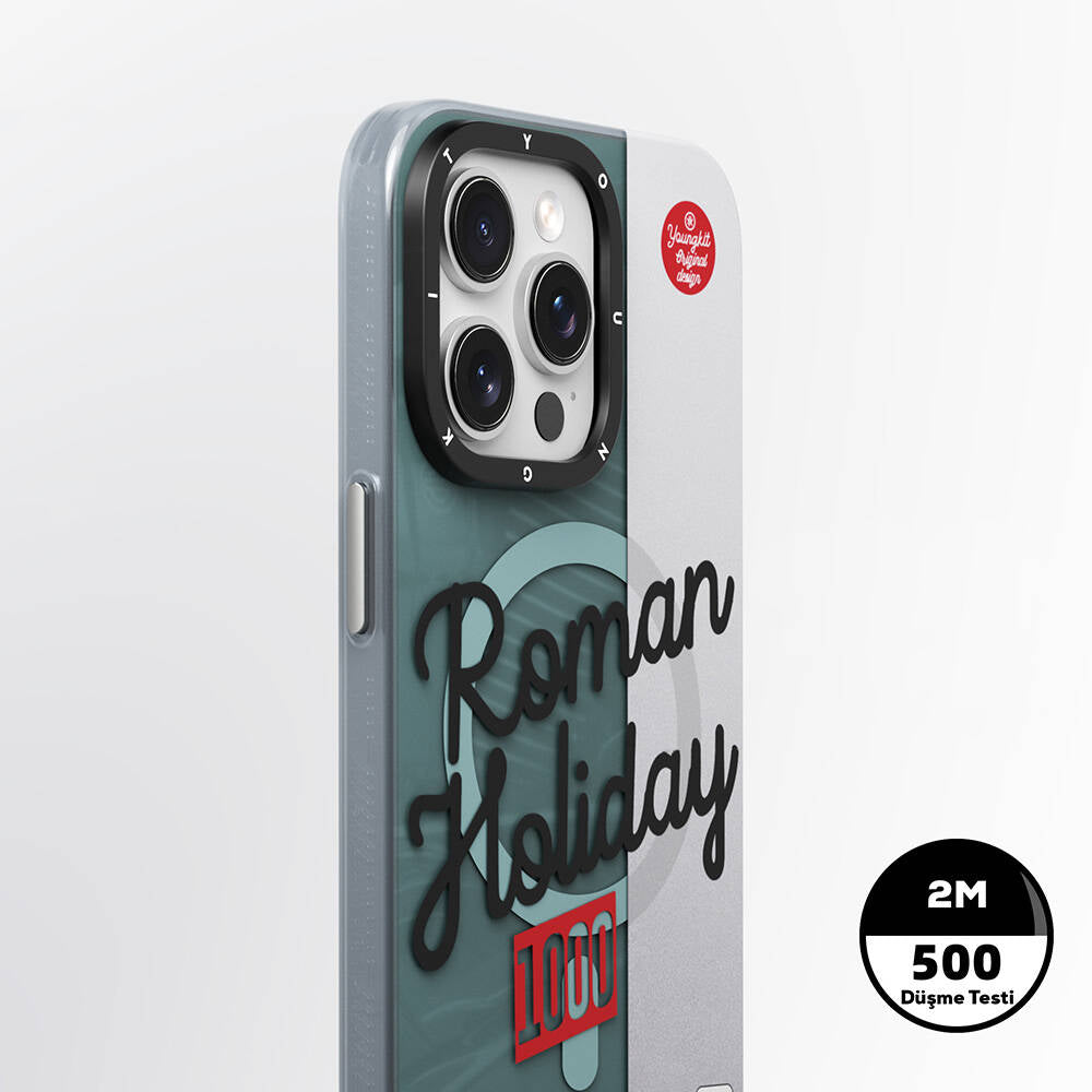 Apple iPhone 14 Pro Max Kılıf Magsafe Şarj Özellikli Youngkit Motorcycle Legend Serisi Kapak Siyah