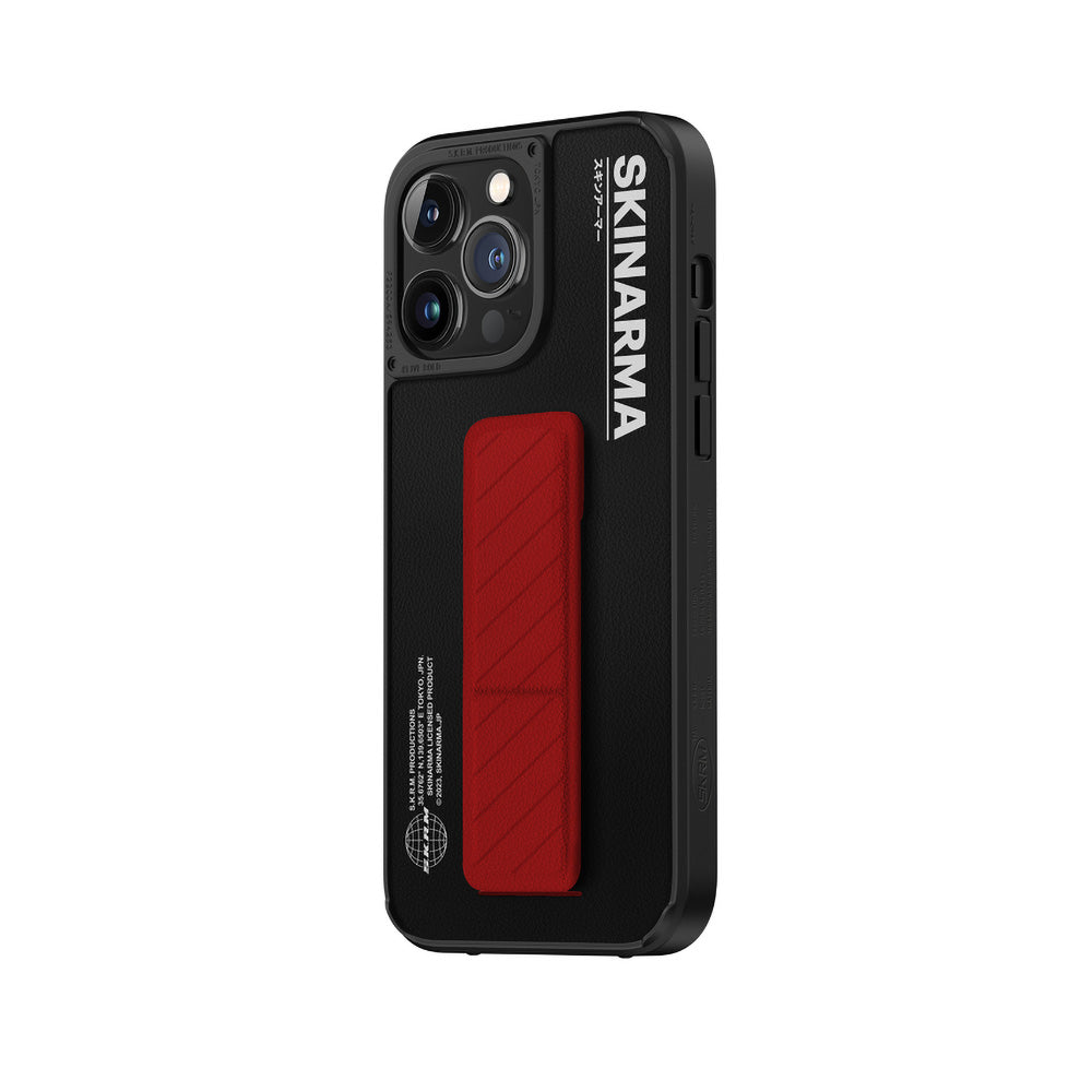 Apple iPhone 14 Pro Max Kılıf SkinArma Standlı Deri Görünümlü Gyo Kapak Koyu Yeşil