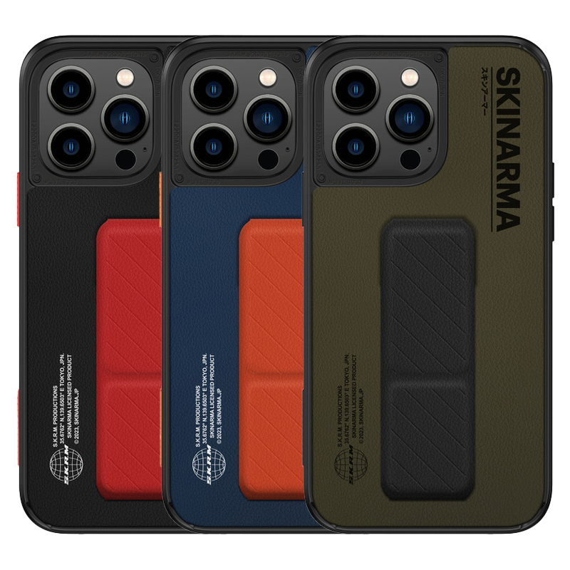 Apple iPhone 14 Pro Max Kılıf SkinArma Standlı Deri Görünümlü Gyo Kapak Koyu Yeşil