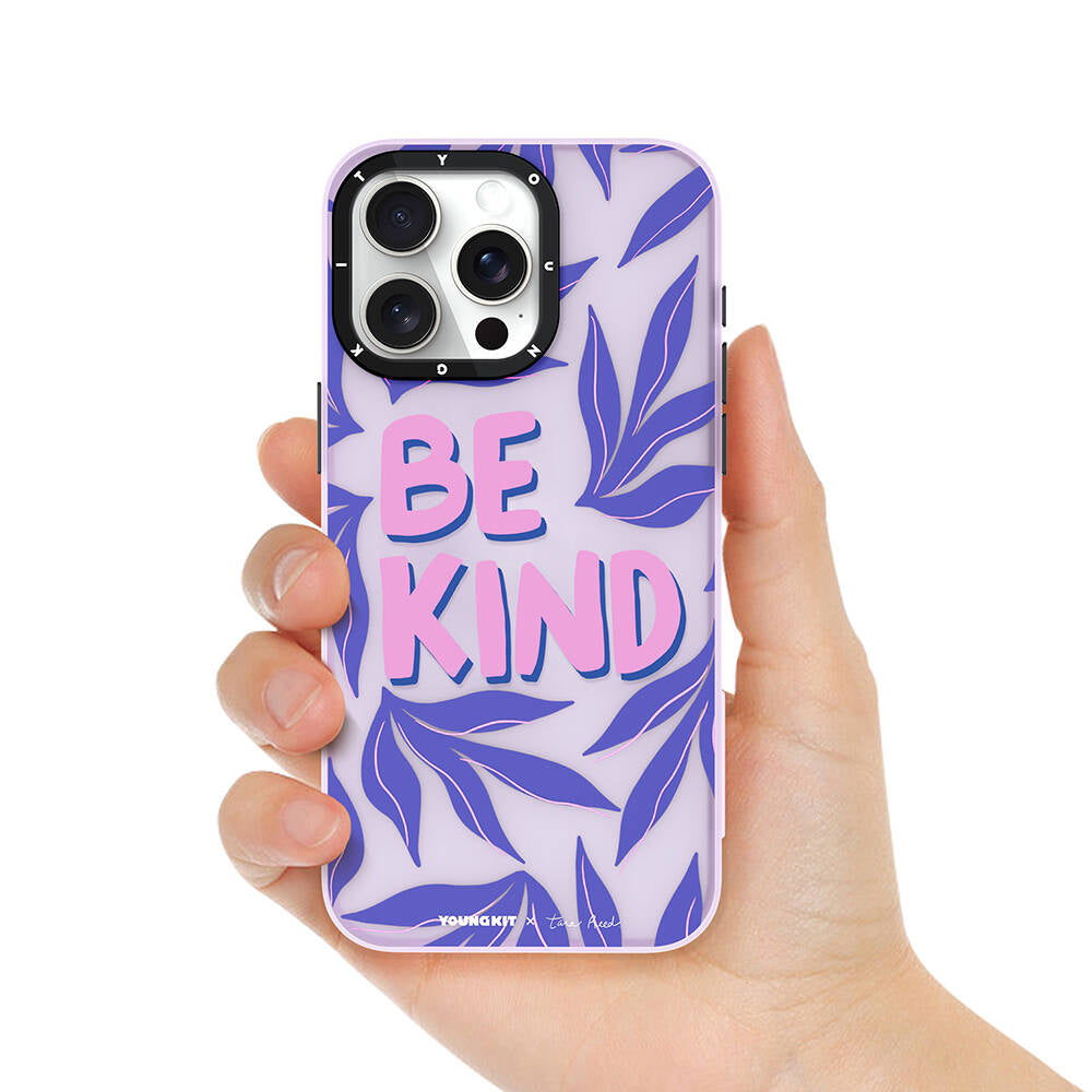 Apple iPhone 14 Pro Max Kılıf Tara Reed Tasarımlı Youngkit Tiger Rhyme Kapak Mor