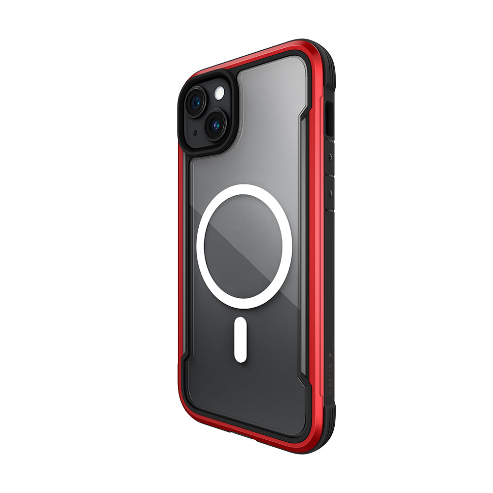 Apple iPhone 15 Kılıf M-safe Şarj Özellikli Airbagli Raptic Shield Serisi Şeffaf Arka Yüzey Kapak Colorful