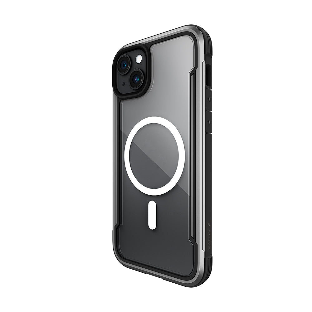 Apple iPhone 15 Kılıf M-safe Şarj Özellikli Airbagli Raptic Shield Serisi Şeffaf Arka Yüzey Kapak Colorful