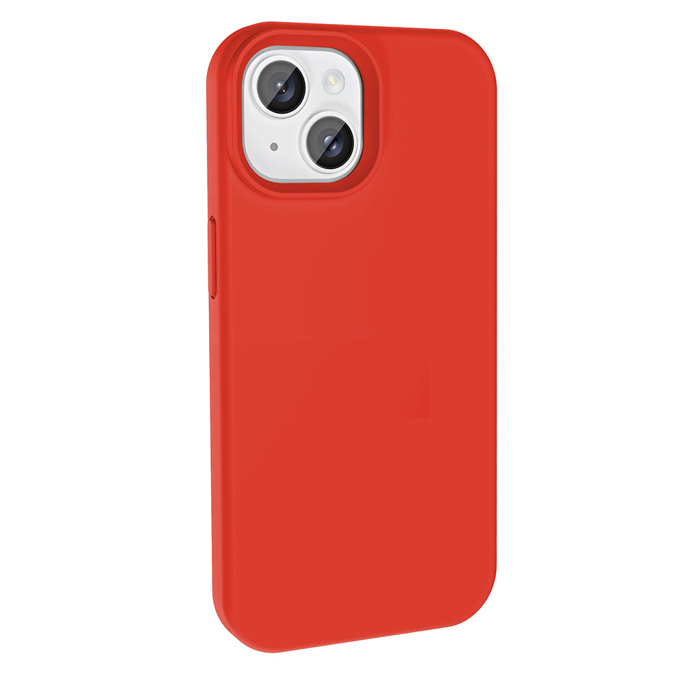 Apple iPhone 15 Kılıf M-safe Şarj Özellikli Sıvı Teknolojili Silinebilir Sert Zore Kivi Kapak Açık Pembe