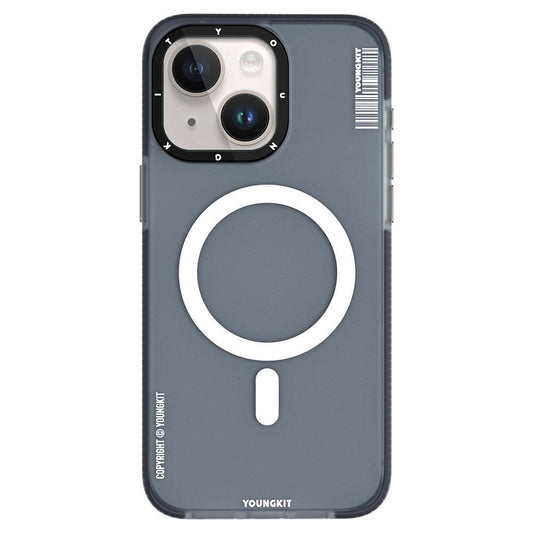 Apple iPhone 15 Kılıf Magsafe Şarj Özellikli Youngkit Jiansha Serisi Kapak Siyah