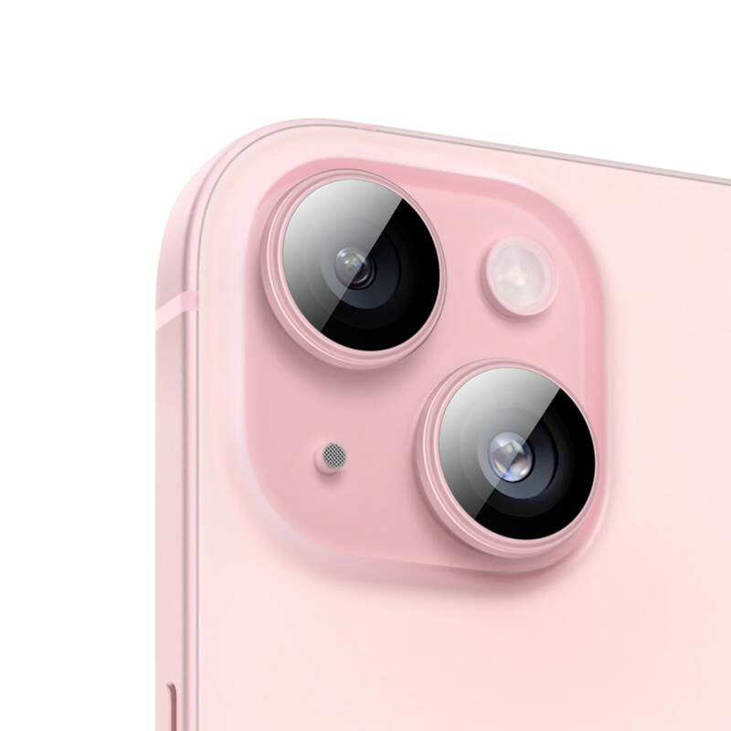 Apple iPhone 15 Plus Benks King Kong Corning Kamera Lens Koruyucu Siyah