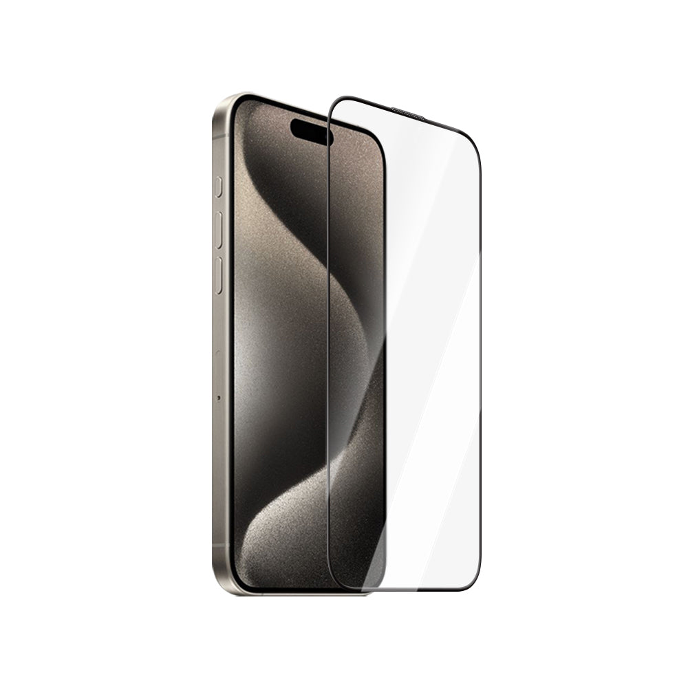 Apple iPhone 15 Plus CaseWorld 0.25mm HD 3D Temperli Cam Ekran Koruyucu + Uygulama Aparatlı Şeffaf