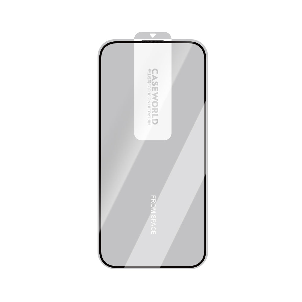 Apple iPhone 15 Plus CaseWorld 0.25mm HD 3D Temperli Cam Ekran Koruyucu + Uygulama Aparatlı Şeffaf
