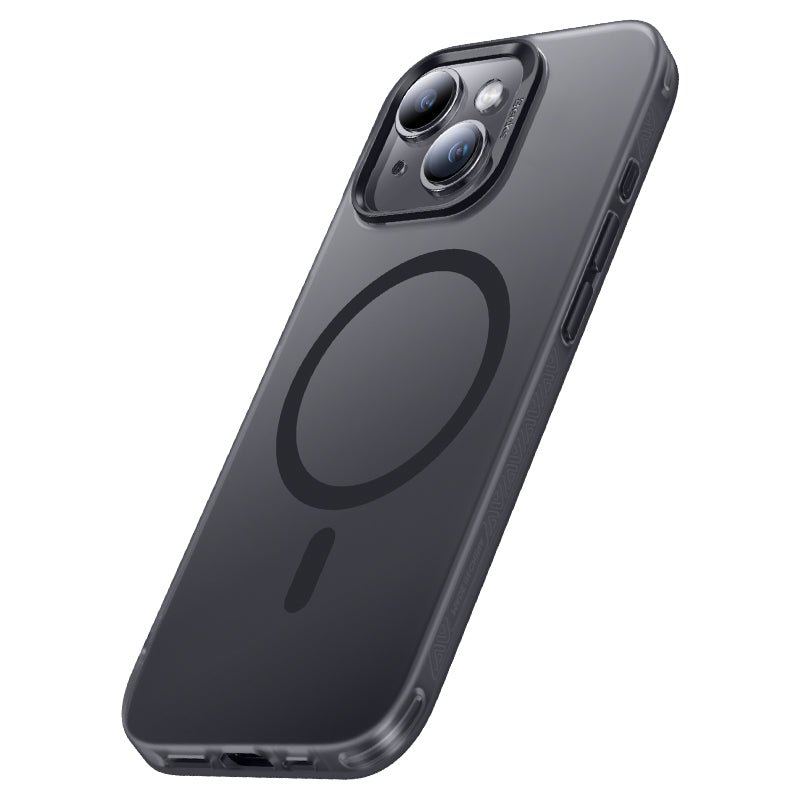 Apple iPhone 15 Plus Kılıf Magsafe Şarj Özellikli Benks Lucid Armor Kapak Siyah