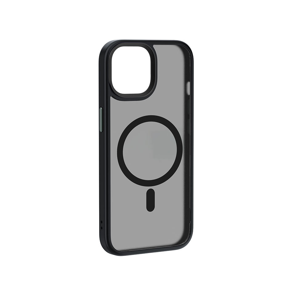 Apple iPhone 15 Plus Kılıf Wiwu FGG-011 Magsafe Şarj Özellikli Kamera Korumalı Kapak Mor