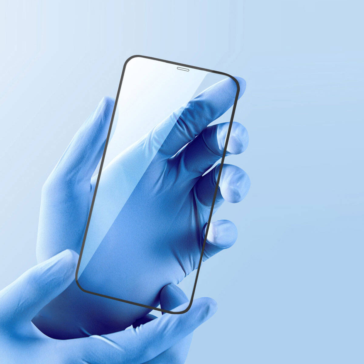 Apple iPhone 15 Plus Wiwu SQ-005 Easy İnstall iVista Super Hardness Ekran Koruyucu Siyah