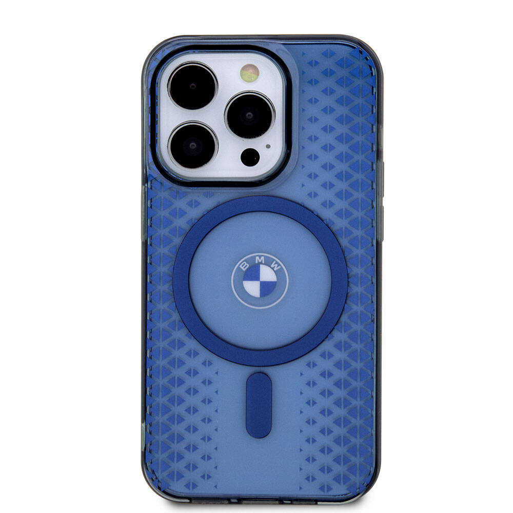 Apple iPhone 15 Pro Kılıf BMW Magsafe Şarj Özellikli Transparan IML Signature Orjinal Lisanslı Kapak Siyah