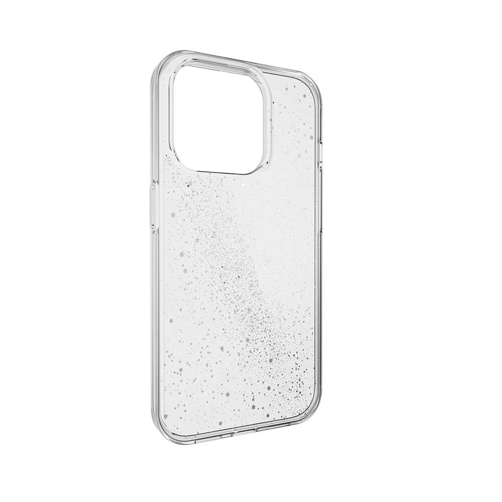 Apple iPhone 15 Pro Kılıf Çift Katmanlı IMD Baskılı Bumper Lisanslı Switcheasy Cosmos Starlight Kapak Renksiz