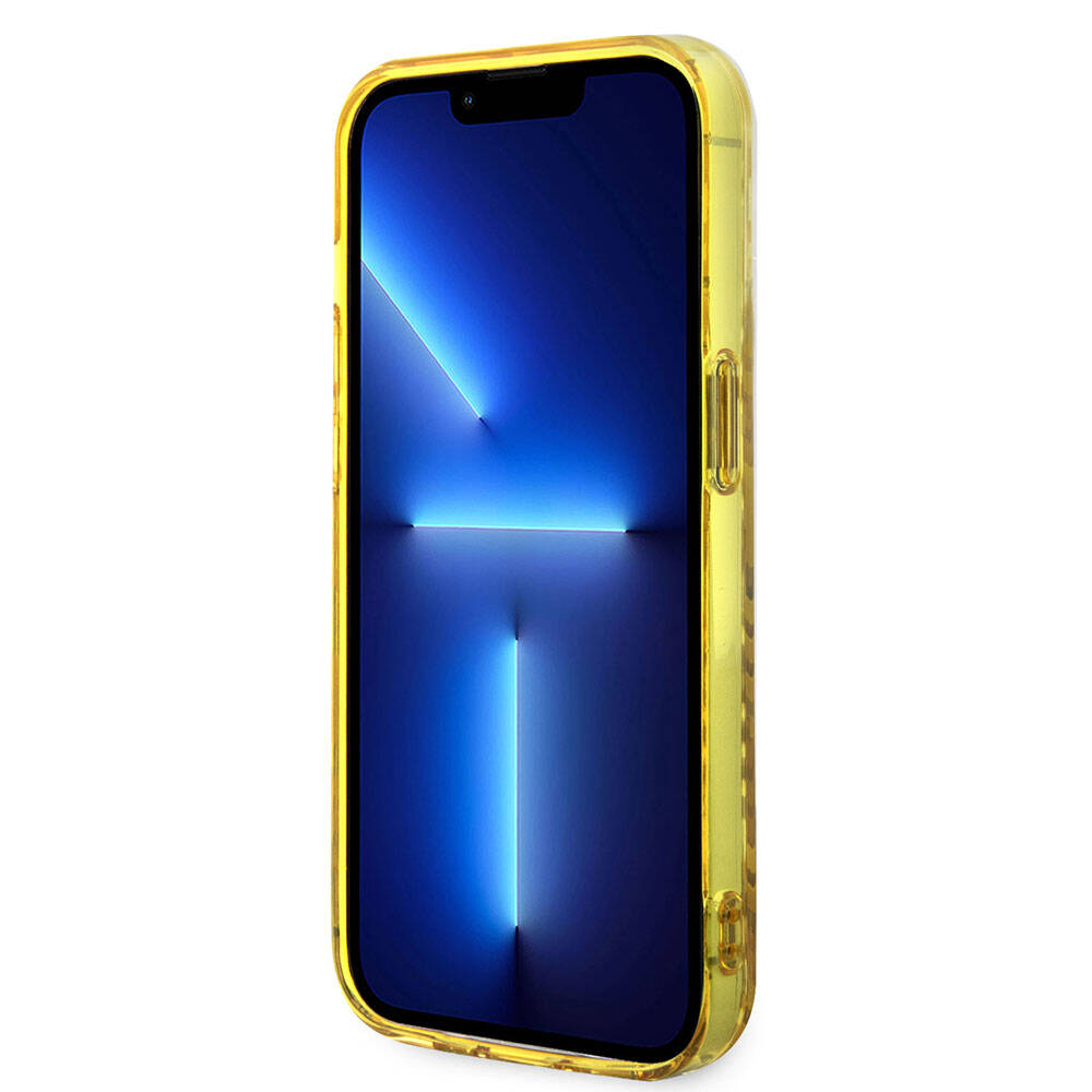 Apple iPhone 15 Pro Kılıf Ferrari Orjinal Lisanslı Magsafe Şarj Özellikli Multi SF Kapak Sarı