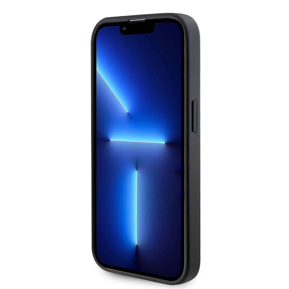 Apple iPhone 15 Pro Kılıf Guess Orjinal Lisanslı Magsafe Şarj Özellikli Yazı Logolu Saffiano Kapak Krem