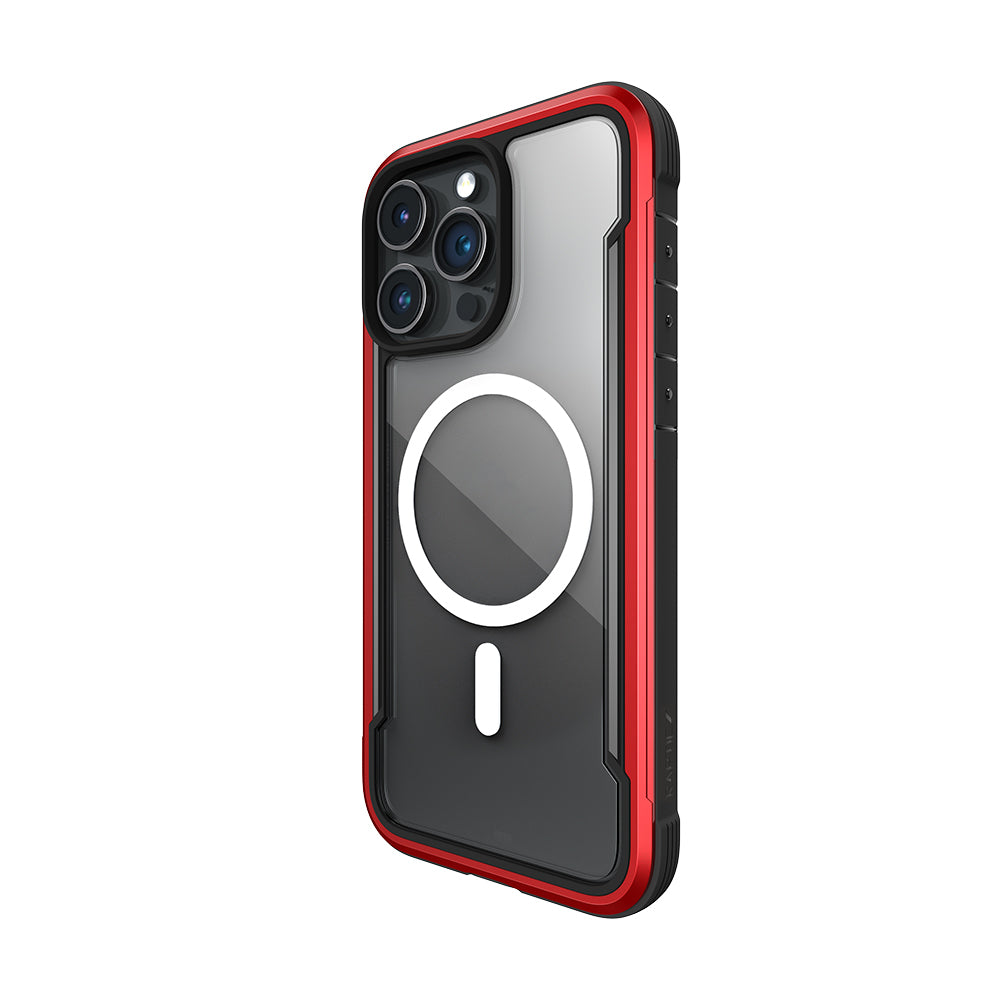 Apple iPhone 15 Pro Kılıf M-safe Şarj Özellikli Airbagli Raptic Shield Serisi Şeffaf Arka Yüzey Kapak Colorful