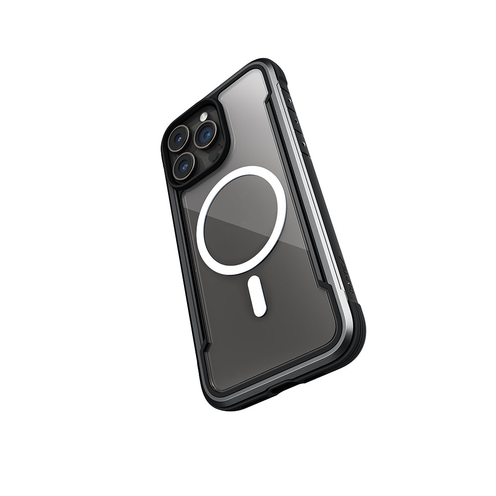 Apple iPhone 15 Pro Kılıf M-safe Şarj Özellikli Airbagli Raptic Shield Serisi Şeffaf Arka Yüzey Kapak Colorful