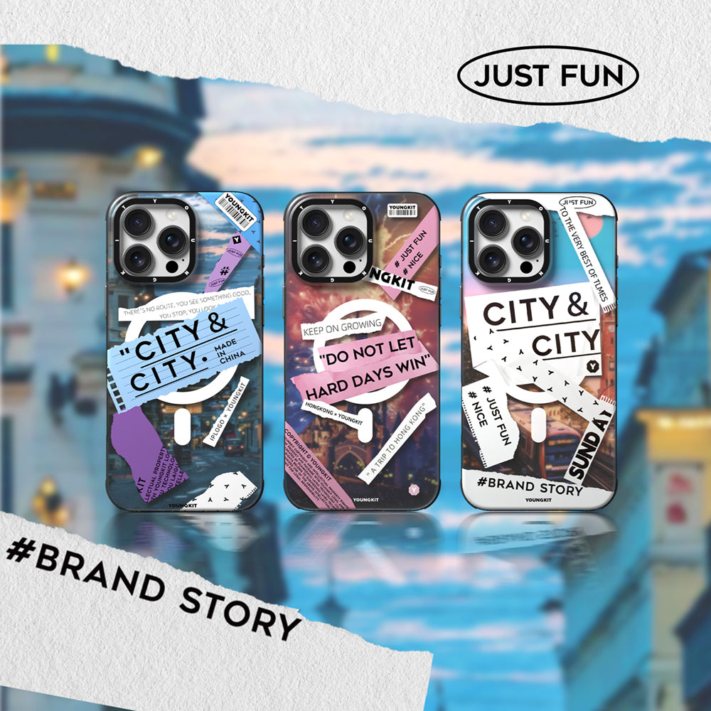 Apple iPhone 15 Pro Kılıf Magsafe Şarj Özellikli Youngkit A-City Serisi Kapak Mavi