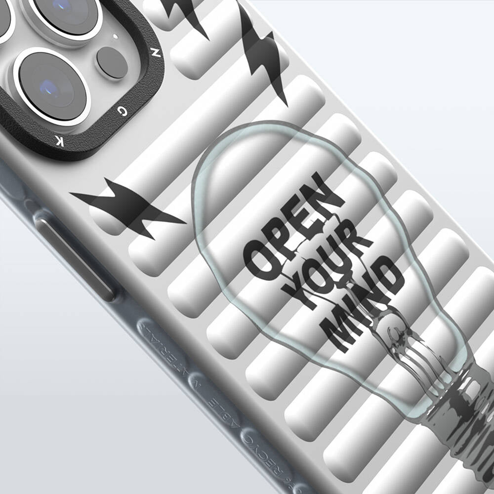 Apple iPhone 15 Pro Kılıf Magsafe Şarj Özellikli Youngkit Open Mind Serisi Kapak Siyah